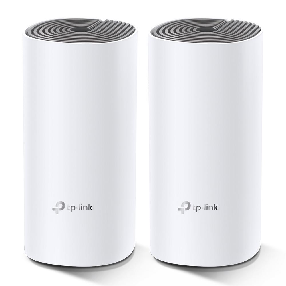 TP-Link Deco E4 (2-pack) Dual-band (2.4 GHz/5 GHz) Wi-Fi 5 (802.11ac) Bianco Grigio Interno